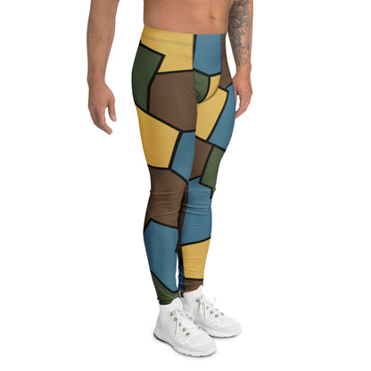 German WW1 Turtle Shell Trench Stahlhelm v2 CAMO Mens Leggings