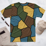 Turtle Shell Stahlhelm Sky CAMO Mens T-Shirt