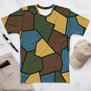 Turtle Shell Stahlhelm Sky CAMO Mens T-Shirt - XS