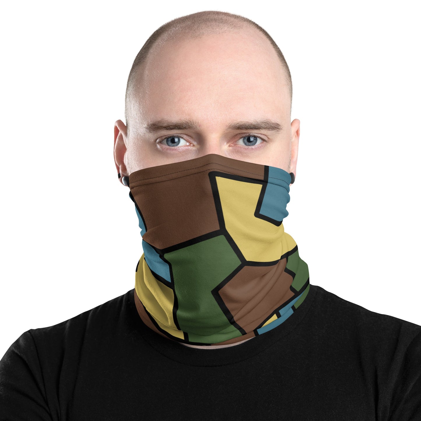 German WW1 Turtle Shell Trench Stahlhelm v2 CAMO Neck Gaiter Gaiters