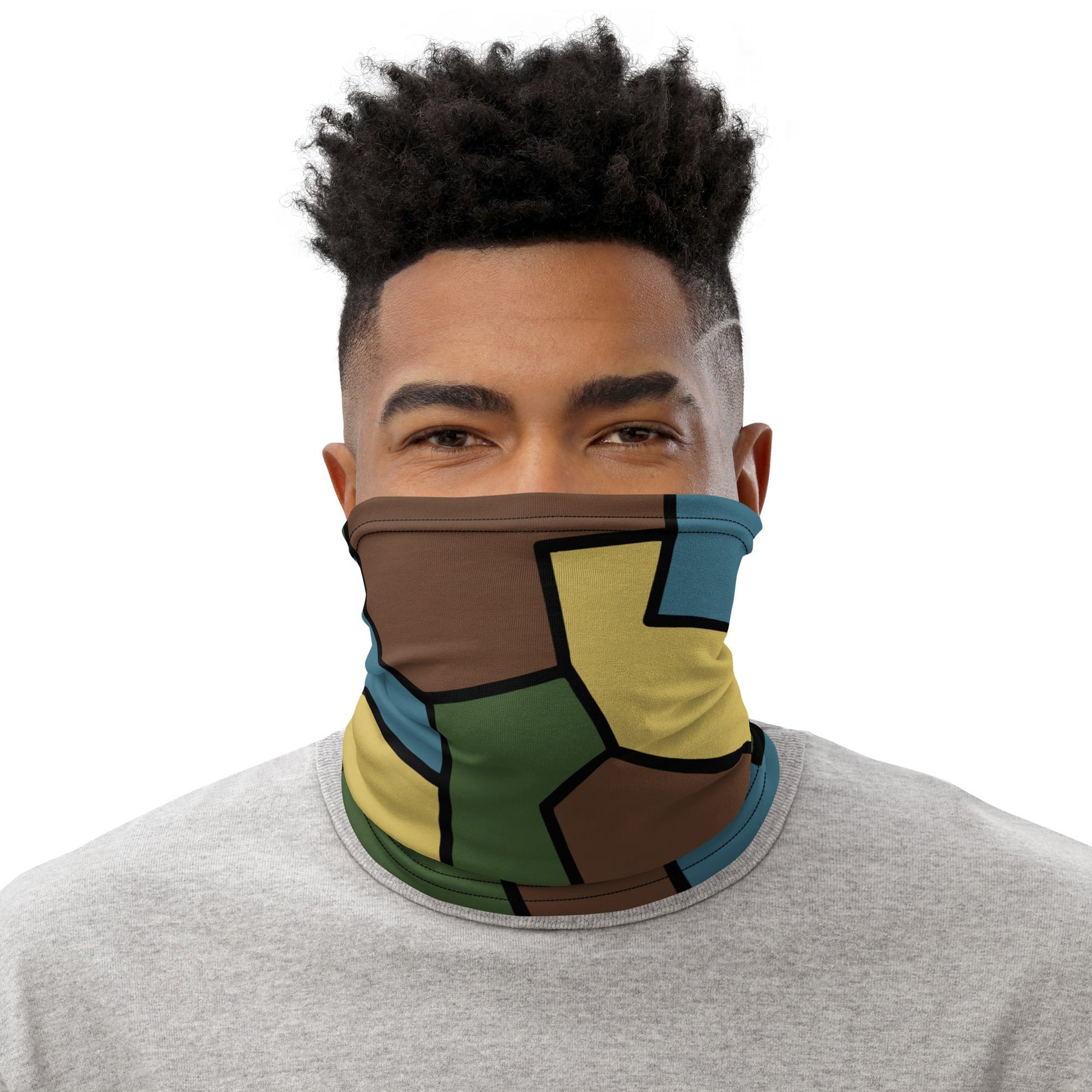 German WW1 Turtle Shell Trench Stahlhelm v2 CAMO Neck Gaiter Gaiters