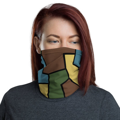 German WW1 Turtle Shell Trench Stahlhelm v2 CAMO Neck Gaiter Gaiters