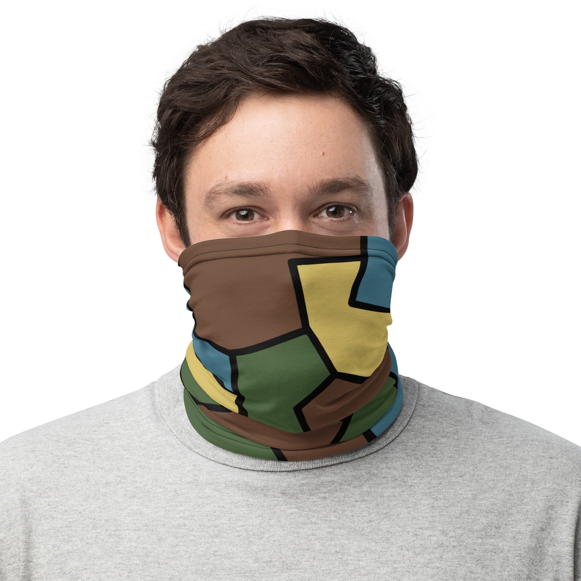 German WW1 Turtle Shell Trench Stahlhelm v2 CAMO Neck Gaiter Gaiters