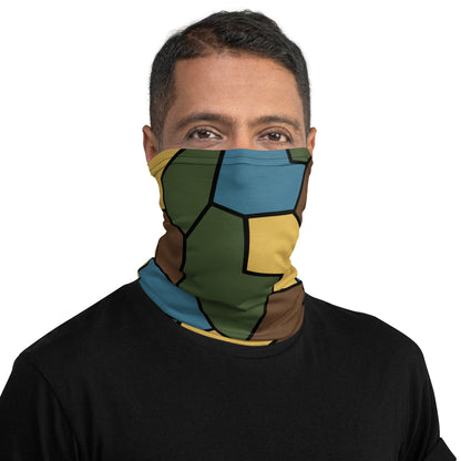 German WW1 Turtle Shell Trench Stahlhelm v2 CAMO Neck Gaiter - Gaiters