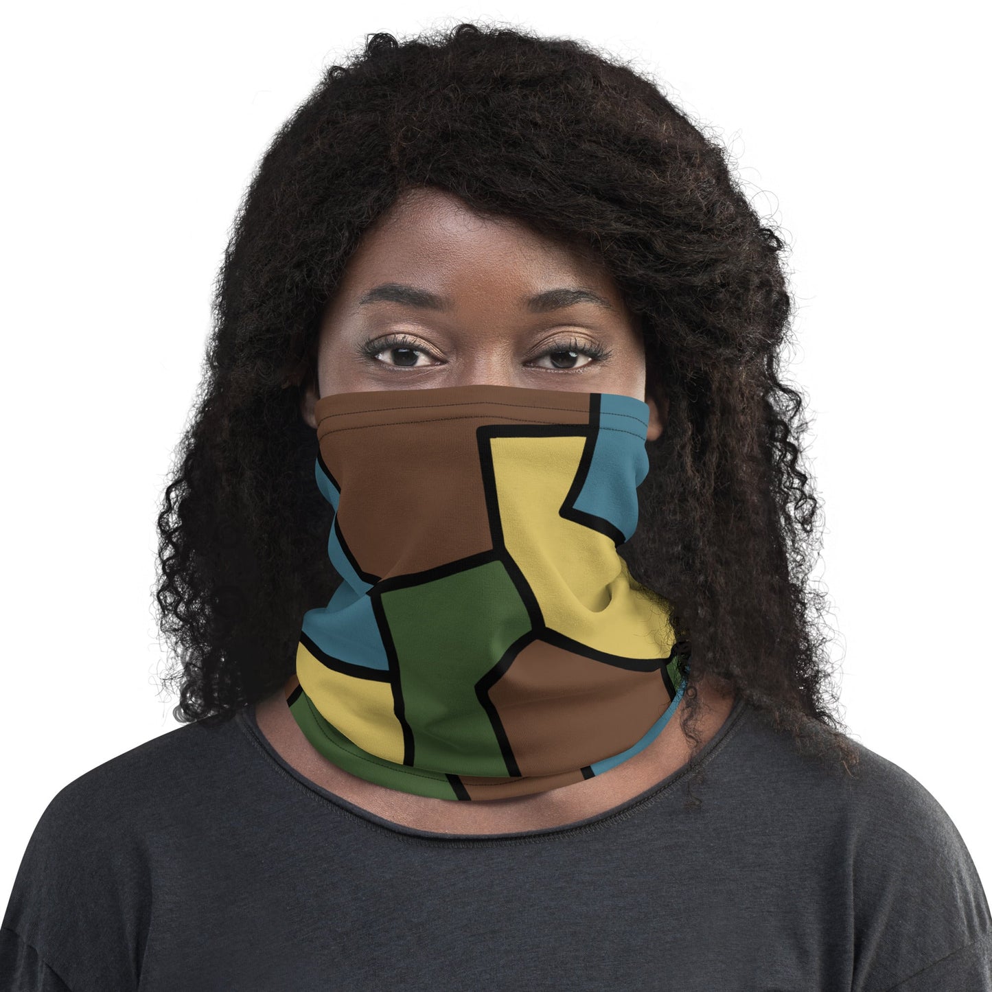 German WW1 Turtle Shell Trench Stahlhelm v2 CAMO Neck Gaiter Gaiters