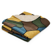 Turtle Shell Stahlhelm Sky CAMO Sherpa Blanket