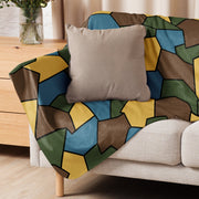 Turtle Shell Stahlhelm Sky CAMO Sherpa Blanket