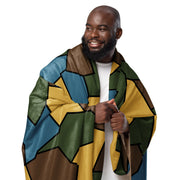 Turtle Shell Stahlhelm Sky CAMO Sherpa Blanket