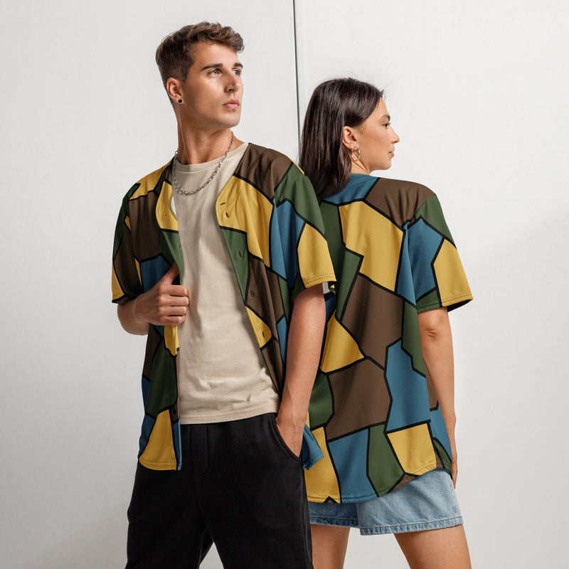 Turtle Shell Stahlhelm Sky CAMO Unisex Baseball Jersey - 2XS