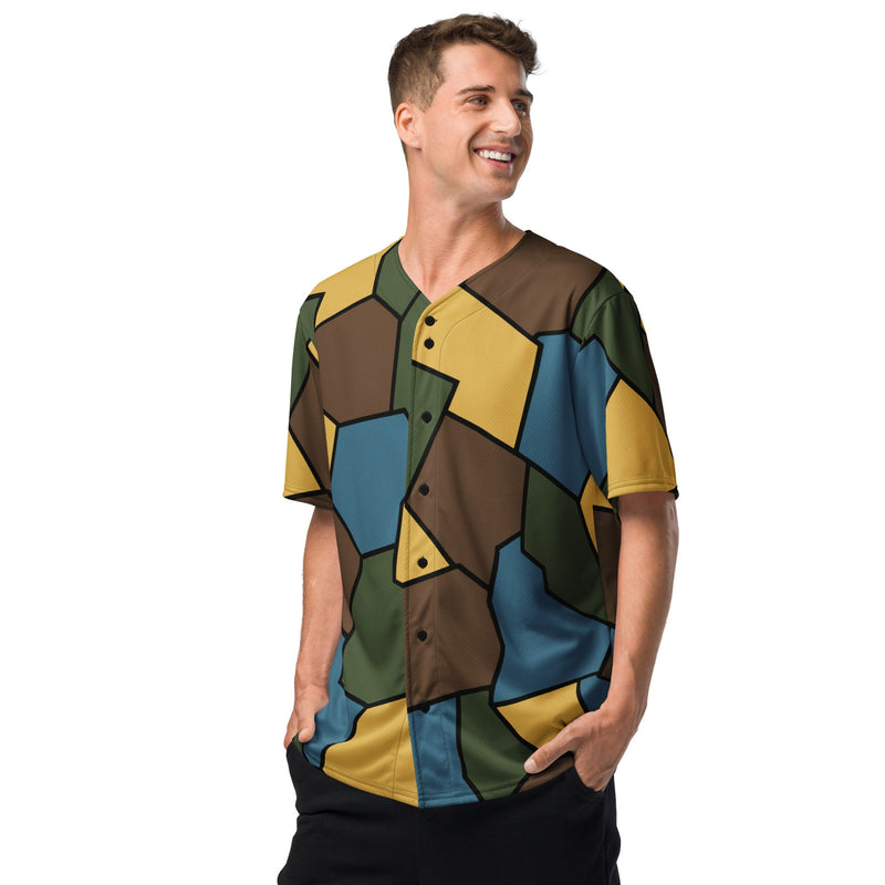 Turtle Shell Stahlhelm Sky CAMO Unisex Baseball Jersey