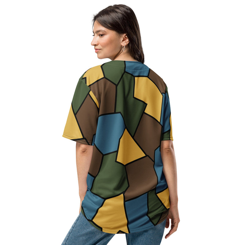 Turtle Shell Stahlhelm Sky CAMO Unisex Baseball Jersey
