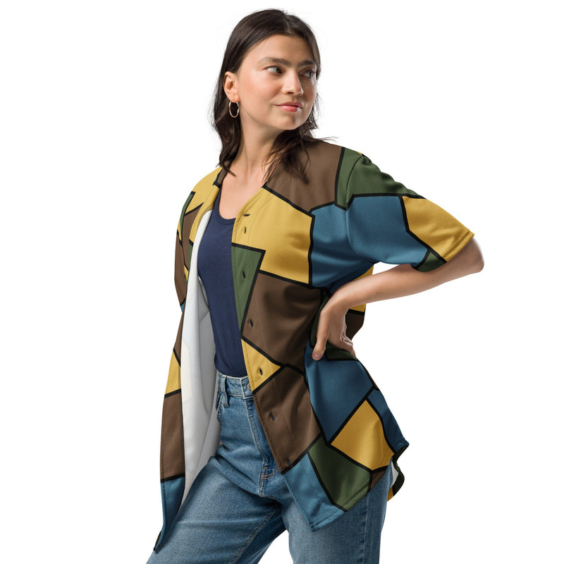 Turtle Shell Stahlhelm Sky CAMO Unisex Baseball Jersey