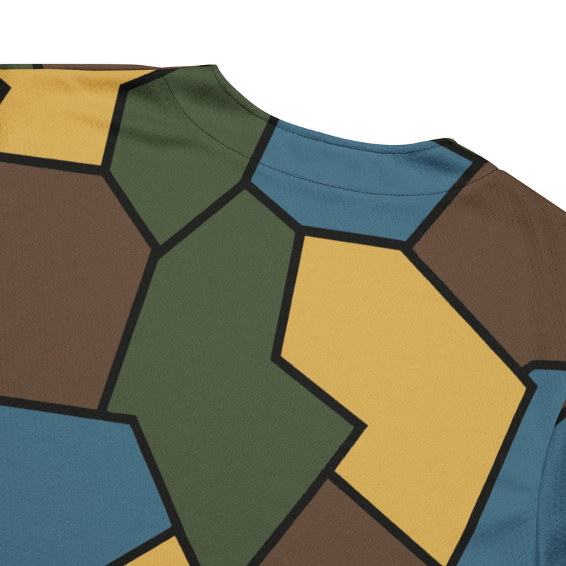 Turtle Shell Stahlhelm Sky CAMO Unisex Baseball Jersey