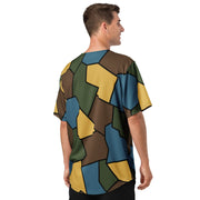 Turtle Shell Stahlhelm Sky CAMO Unisex Baseball Jersey