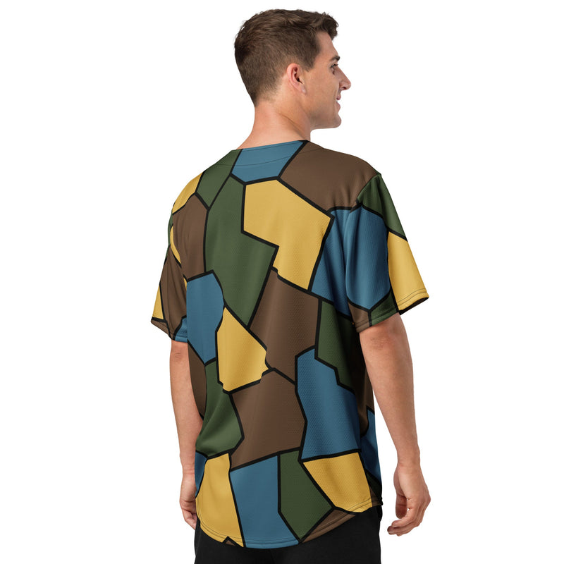 Turtle Shell Stahlhelm Sky CAMO Unisex Baseball Jersey