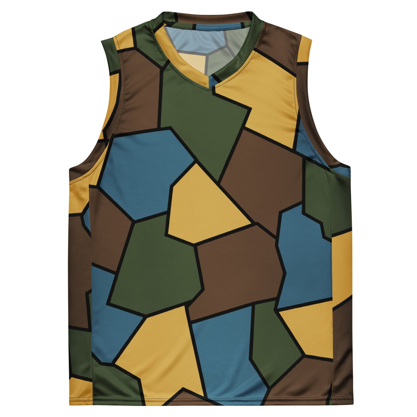 Turtle Shell Stahlhelm Sky CAMO Unisex Basketball Jersey