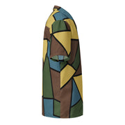 Turtle Shell Stahlhelm Sky CAMO Unisex Short-Sleeve Button Shirt - Button-Up
