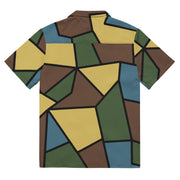 Turtle Shell Stahlhelm Sky CAMO Unisex Short-Sleeve Button Shirt - Button-Up