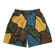 Turtle Shell Stahlhelm Sky CAMO Unisex Mesh Shorts - 2XS
