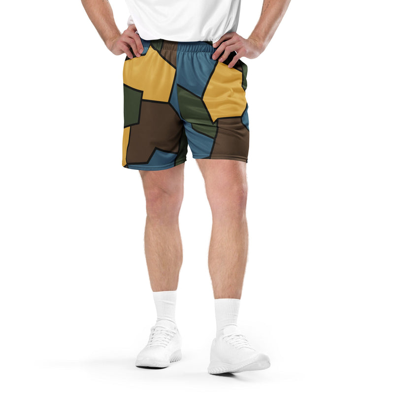Turtle Shell Stahlhelm Sky CAMO Unisex Mesh Shorts