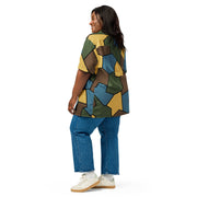 Turtle Shell Stahlhelm Sky CAMO Unisex Short-Sleeve Button Shirt - Button-Up