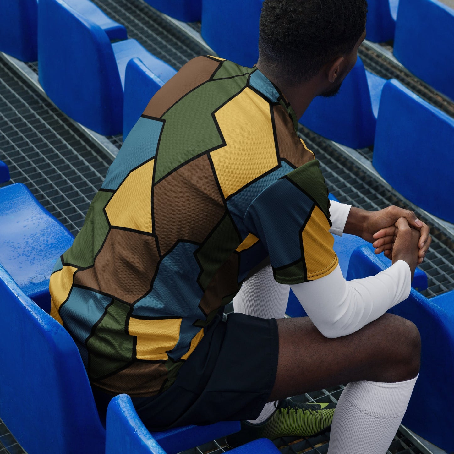 German WW1 Turtle Shell Trench Stahlhelm v2 CAMO Unisex Sports Jersey
