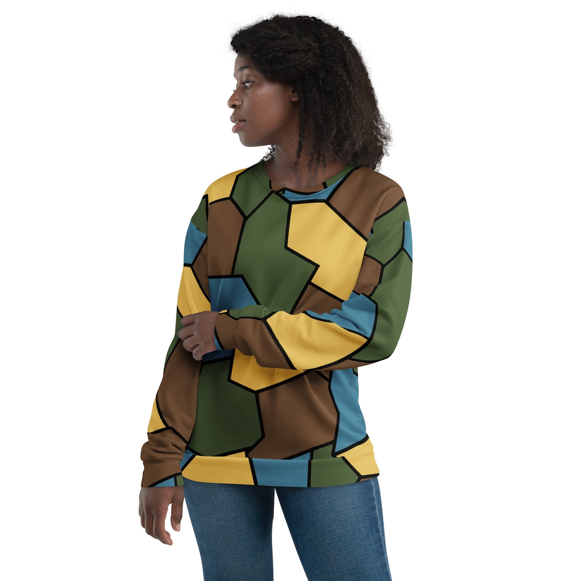 German WW1 Turtle Shell Trench Stahlhelm v2 CAMO Unisex Sweatshirt