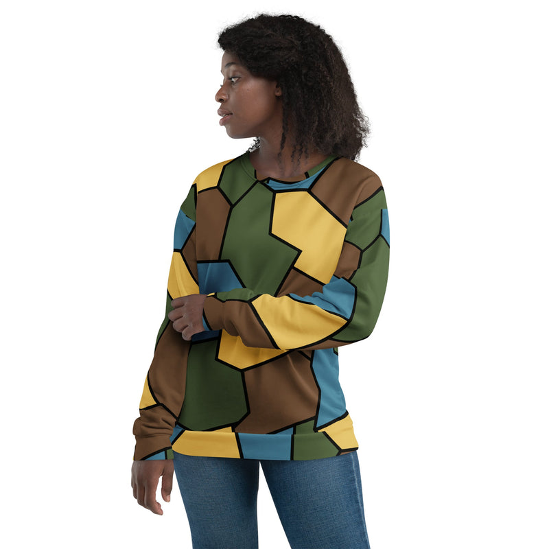 Turtle Shell Stahlhelm Sky CAMO Unisex Sweatshirt