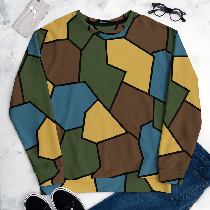 Turtle Shell Stahlhelm Sky CAMO Unisex Sweatshirt
