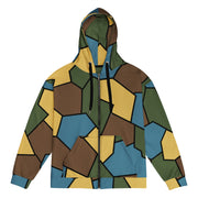 Turtle Shell Stahlhelm Sky CAMO Unisex Zip Hoodie - 2XS
