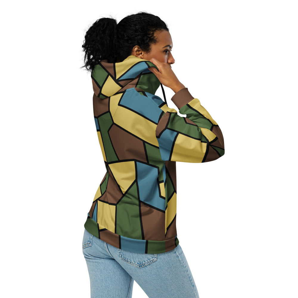 German WW1 Turtle Shell Trench Stahlhelm v2 CAMO Unisex zip hoodie - Zip Hoodie