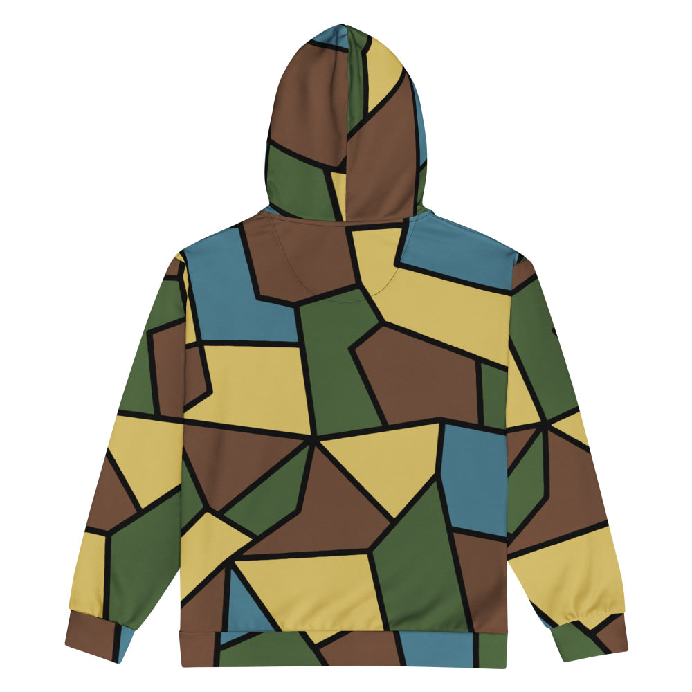 German WW1 Turtle Shell Trench Stahlhelm v2 CAMO Unisex zip hoodie - Zip Hoodie