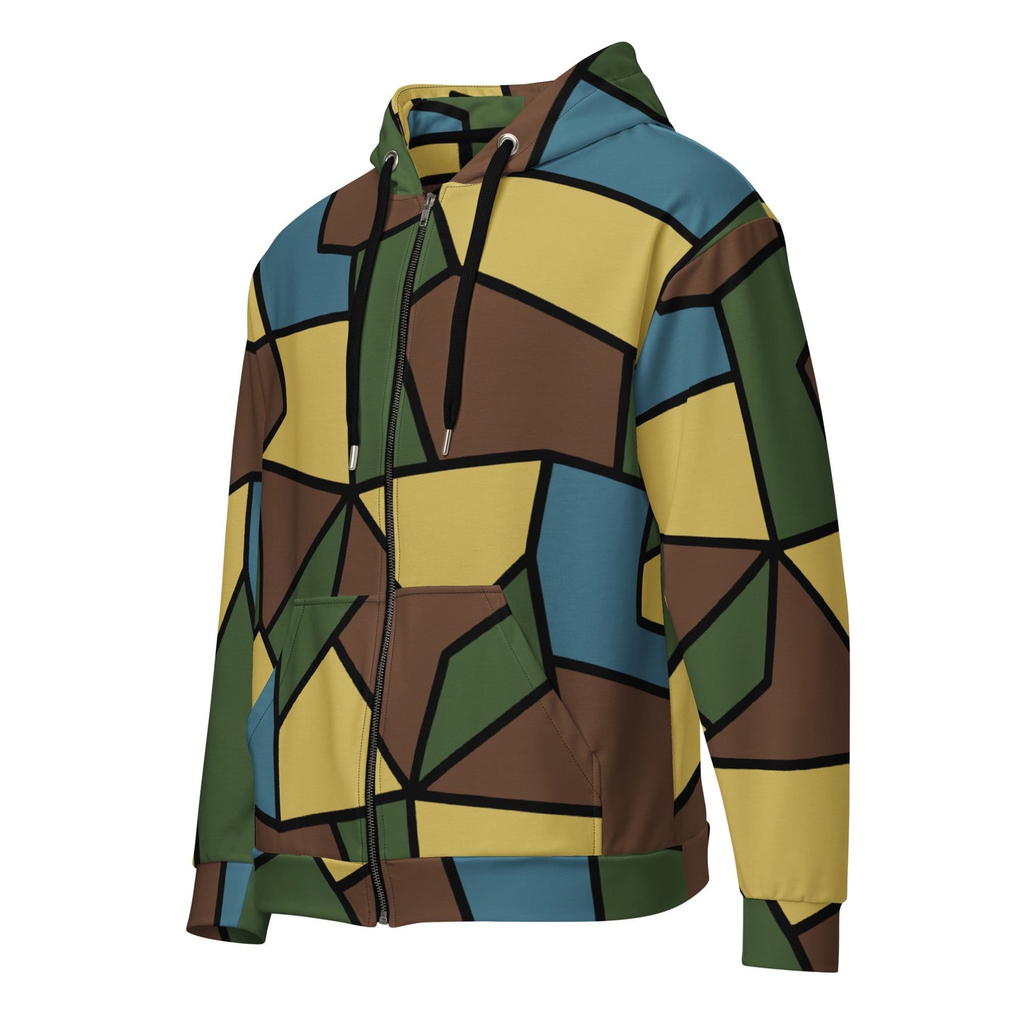German WW1 Turtle Shell Trench Stahlhelm v2 CAMO Unisex zip hoodie - Zip Hoodies