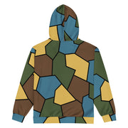 Turtle Shell Stahlhelm Sky CAMO Unisex Zip Hoodie