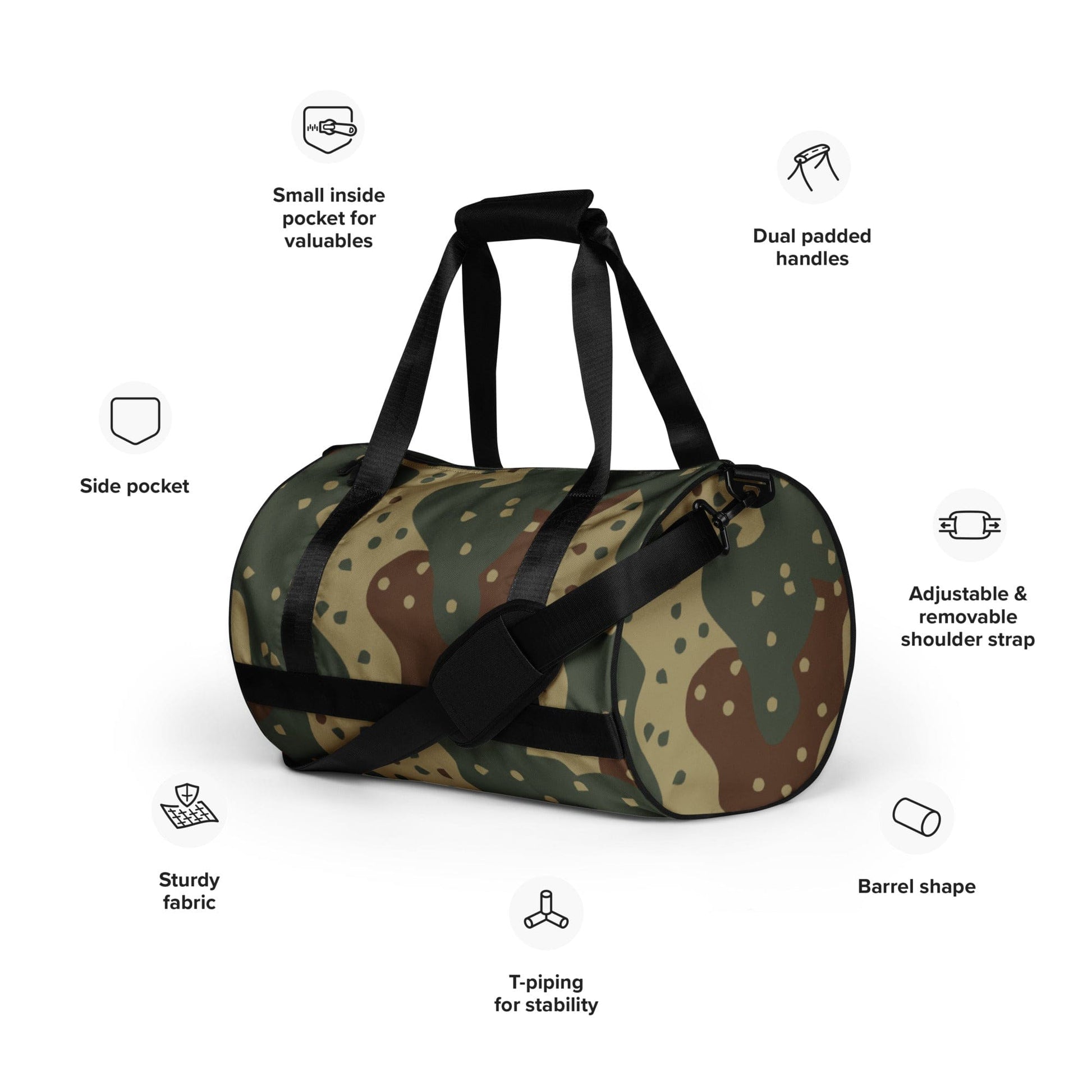 German WW2 Ambush Daimler-Benz Tank CAMO gym bag - Gym Bag