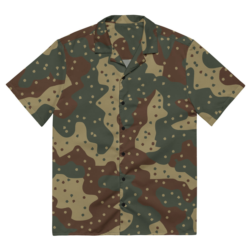 German WW2 Ambush Daimler-Benz Tank CAMO Unisex button shirt - 2XS - Button Shirt