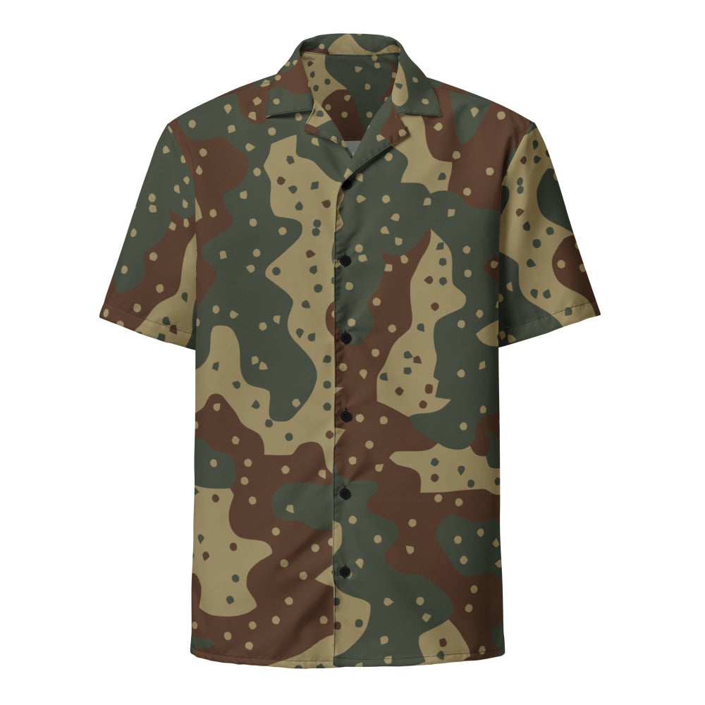 German WW2 Ambush Daimler-Benz Tank CAMO Unisex button shirt - Button Shirt