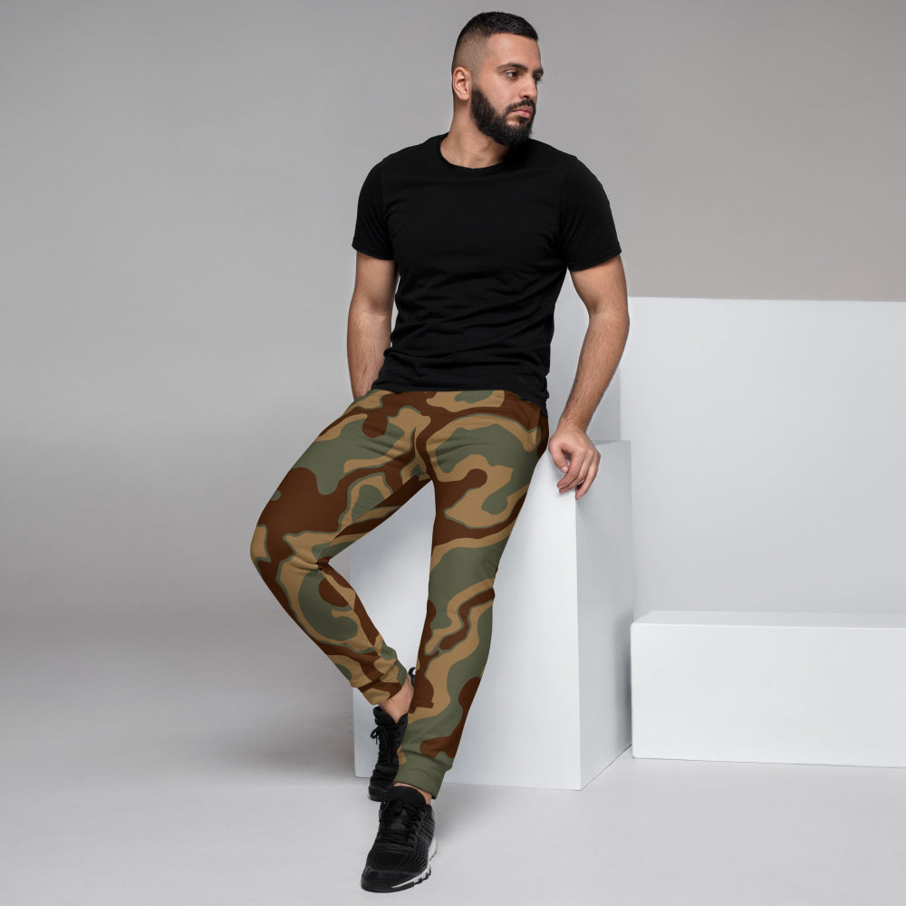 German WW2 Ambush Normandy Tank CAMO Men’s Joggers - Mens