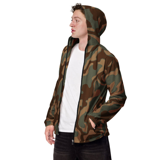 German WW2 Ambush Normandy Tank CAMO Men’s windbreaker - XS - Mens Windbreaker