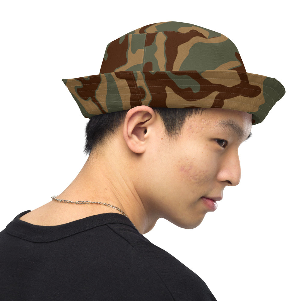 German WW2 Ambush Normandy Tank CAMO Reversible bucket hat - Bucket Hat