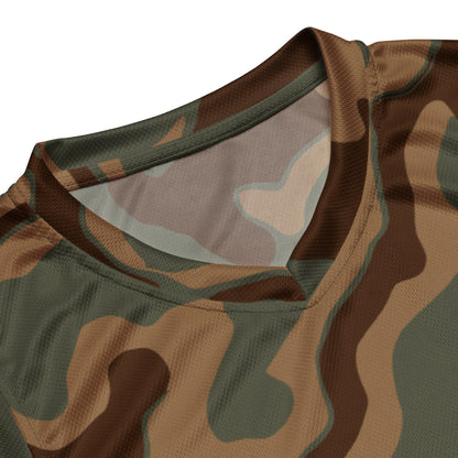 German WW2 Ambush Normandy Tank CAMO unisex basketball jersey - Unisex Basketball Jersey