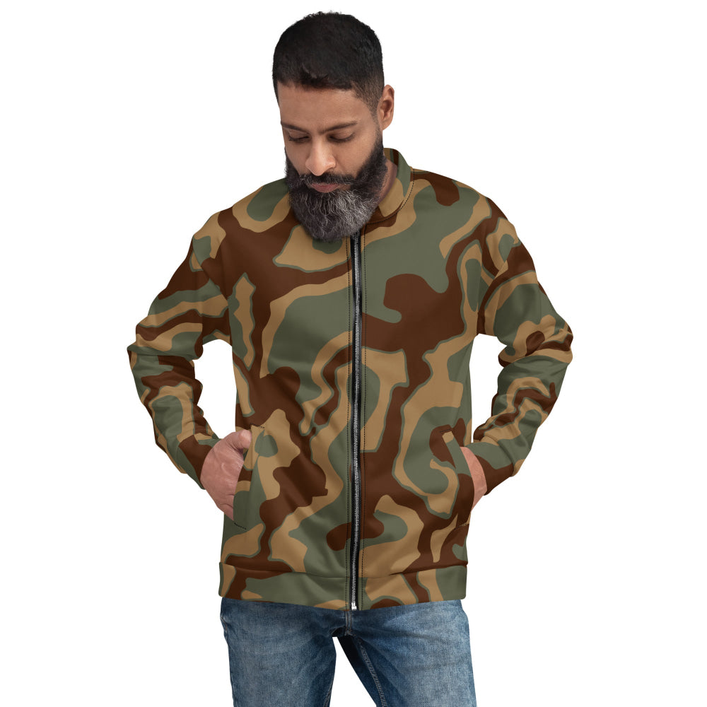 German WW2 Ambush Normandy Tank CAMO Unisex Bomber Jacket