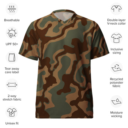 German WW2 Ambush Normandy Tank CAMO unisex sports jersey - Unisex Sports Jersey