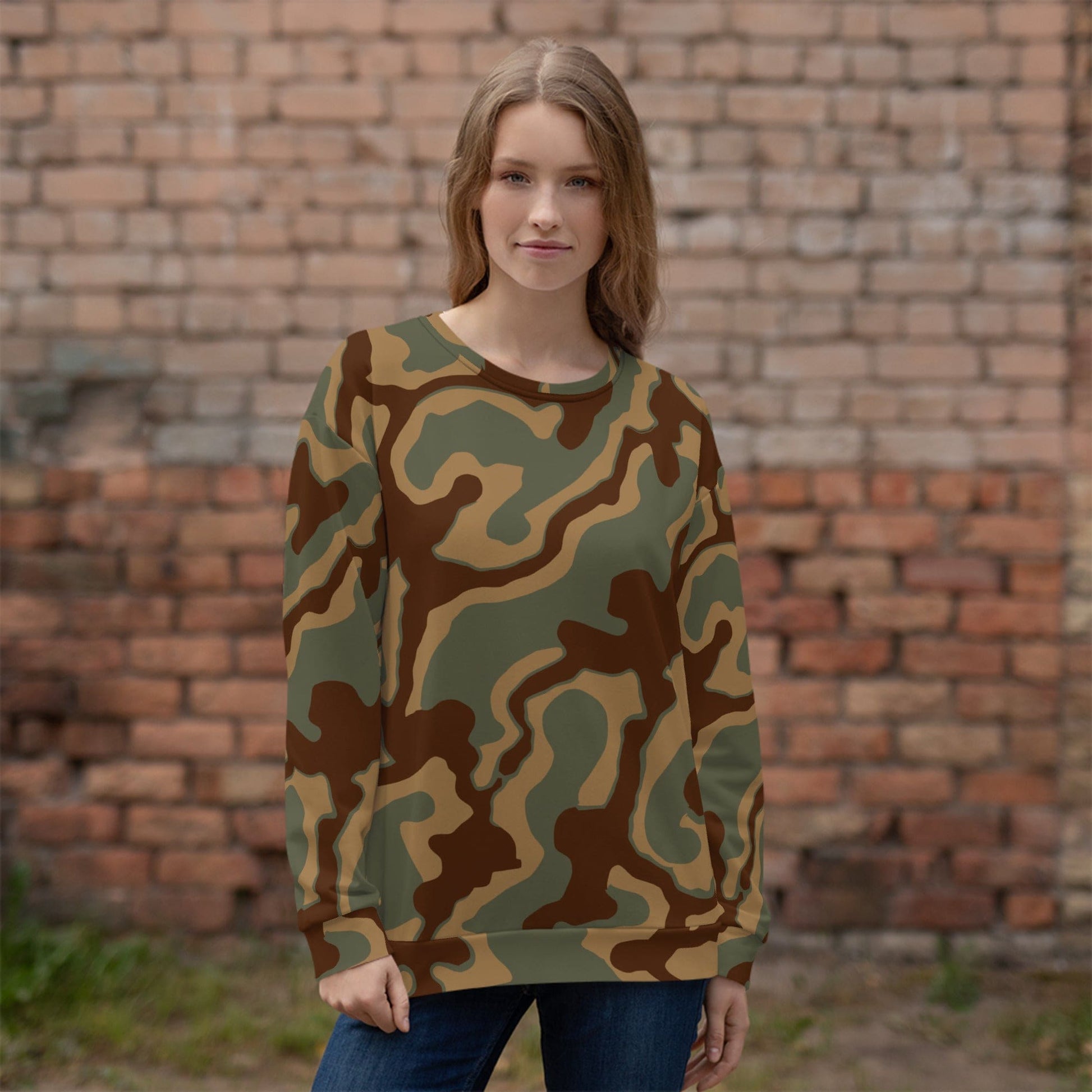 German WW2 Ambush Normandy Tank CAMO Unisex Sweatshirt