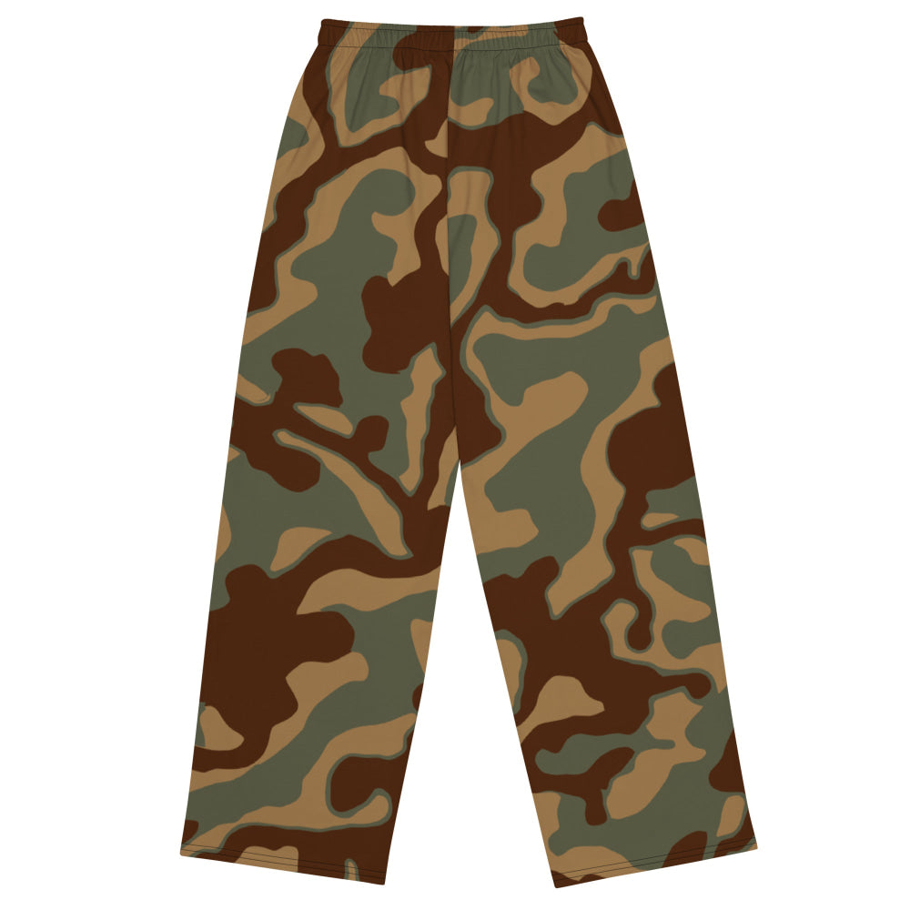 German WW2 Ambush Normandy Tank CAMO unisex wide-leg pants - Unisex Wide-Leg Pants