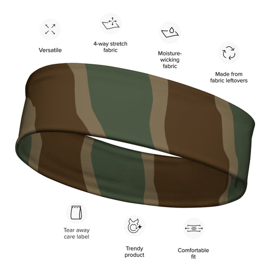 German WW2 Ambush Three Stripe Tank CAMO Headband - M