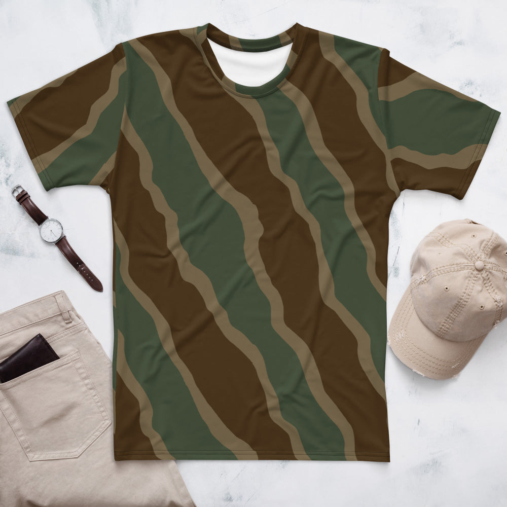 German WW2 Ambush Three Stripe Tank CAMO Men’s t-shirt - XS - Mens T-Shirt