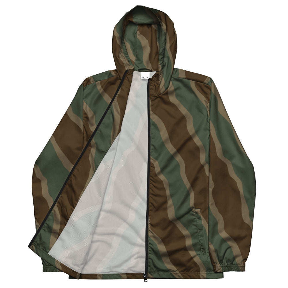 German WW2 Ambush Three Stripe Tank CAMO Men’s windbreaker - Mens Windbreaker