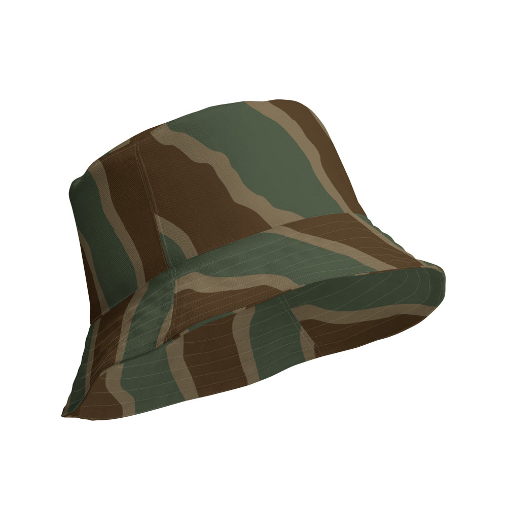 German WW2 Ambush Three Stripe Tank CAMO Reversible bucket hat - Bucket Hat