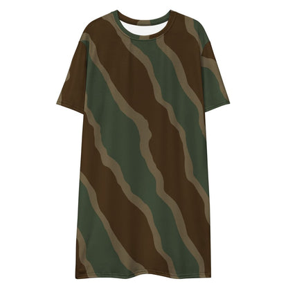German WW2 Ambush Three Stripe Tank CAMO T-shirt dress